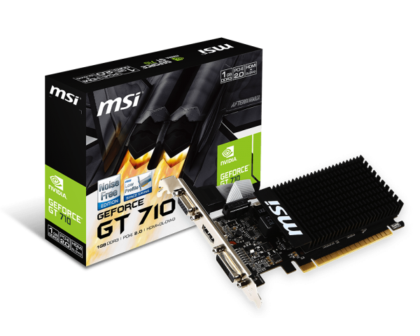 Videokártya PCI-Ex16x nVIDIA GT 710 1GB DDR3 Passzív Videokártya PCI-Ex16x nVIDIA GT 710 1GB DDR3 Passzív