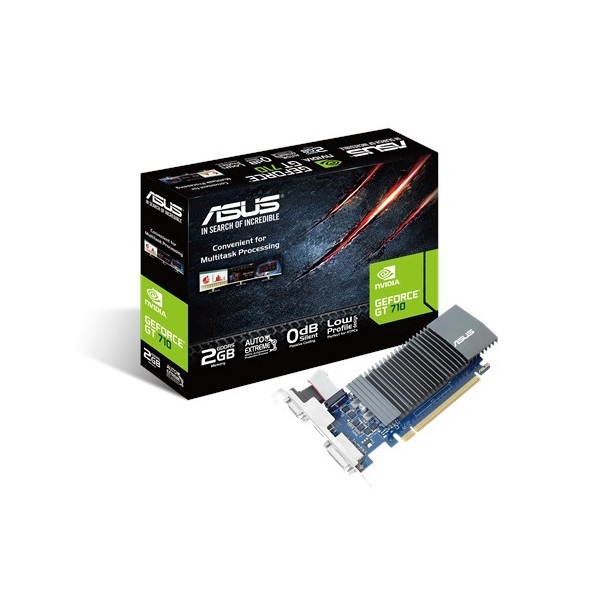 PCI-E Nvidia GT710 (2048MB, DDR5, 64bit, 954/5012Mhz, DVI, HDMI, D-Sub, Passzív hűtés) + Low Profile Bracket PCI-E Nvidia GT710 (2048MB, DDR5, 64bit, 954/5012Mhz, DVI, HDMI, D-Sub, Passzív hűtés) + Low Profile Bracket