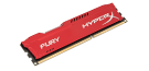 Memória HYPERX DDR3 8GB 1600MHz CL10 DIMM Fury Red Series Memória HYPERX DDR3 8GB 1600MHz CL10 DIMM Fury Red Series