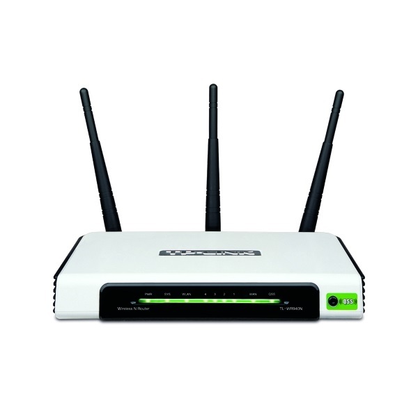 Router WiFi N - TL-WR940N (450Mbps, 2,4GHz; 4port 100Mbps; 3x3MIMO; fix 5dBi antenna)