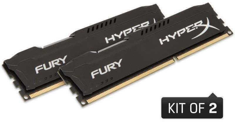 HyperX Fury Black 2x8GB DDR3 1600MHz CL10 DIMM (HX316C10FBK2/16) HyperX Fury Black 2x8GB DDR3 1600MHz CL10 DIMM (HX316C10FBK2/16)
