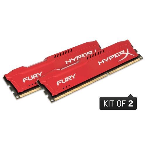 HyperX Fury Red 2x4GB 1600MHz DDR3 CL10 DIMM (HX316C10FRK2/8) HyperX Fury Red 2x4GB 1600MHz DDR3 CL10 DIMM (HX316C10FRK2/8)