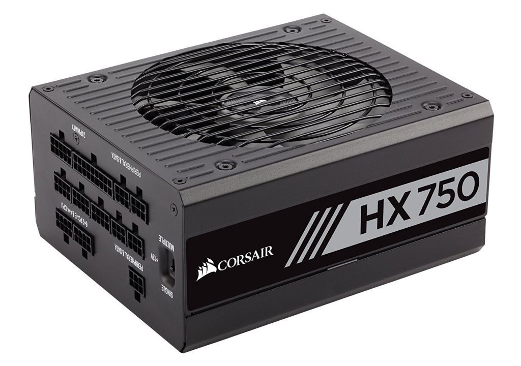HX750W - 750W, 80+ Platinum, 13.5cm, Aktív PFC, Moduláris