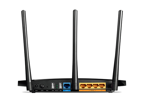 Router WiFi AC1750 - Archer C7 (450Mbps 2,4GHz + 1300Mbps 5GHz; 4port 1000Mbps; 2xUSB2.0; 3x3MIMO)