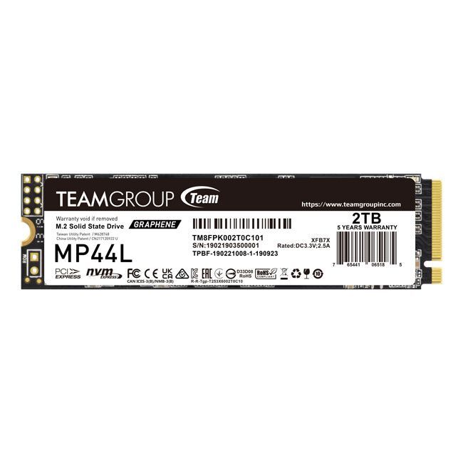 TeamGroup 1TB M.2 2280 NVMe MP44L