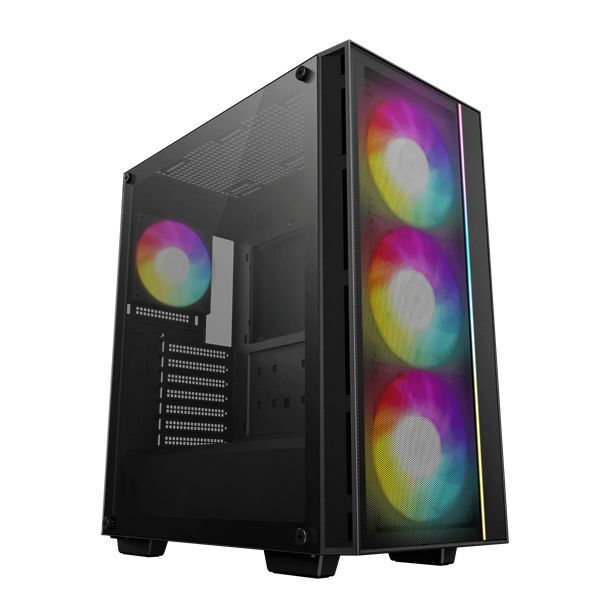 DeepCool Matrexx 55 Mesh V4 C Tempered Glass Black DeepCool Matrexx 55 Mesh V4 C Tempered Glass Black