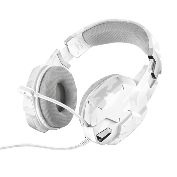 Fejhallgató - GXT322W White Camouflage (c.sz:20864; mikrofon; hangerőszabályzó; 3.5mm jack; nagy-párnás; fehér) Fejhallgató - GXT322W White Camouflage (c.sz:20864; mikrofon; hangerőszabályzó; 3.5mm jack; nagy-párnás; fehér)