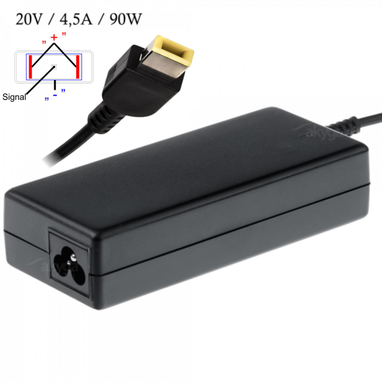 Akyga AK-ND-29 20V / 4,5A 90W Slim Tip Lenovo/IBM h&aacute;l&oacute;zati notebook t&ouml;ltő