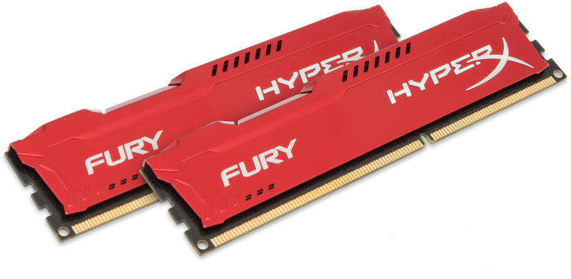 HyperX Fury Red 2x4GB DDR3 1600MHz CL10 (HX316C10FRK2/8) HyperX Fury Red 2x4GB DDR3 1600MHz CL10 (HX316C10FRK2/8)